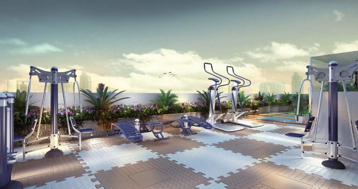 Shristi-Residency-Amenities-Outdoor-Gym-Indira-Nagar-Jogeshwari-East